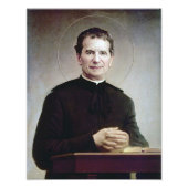 Saint Don Bosco Foto Afdruk (Voorkant)