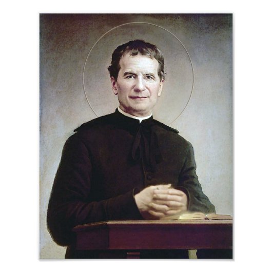 Saint Don Bosco Foto Afdruk (Voorkant)