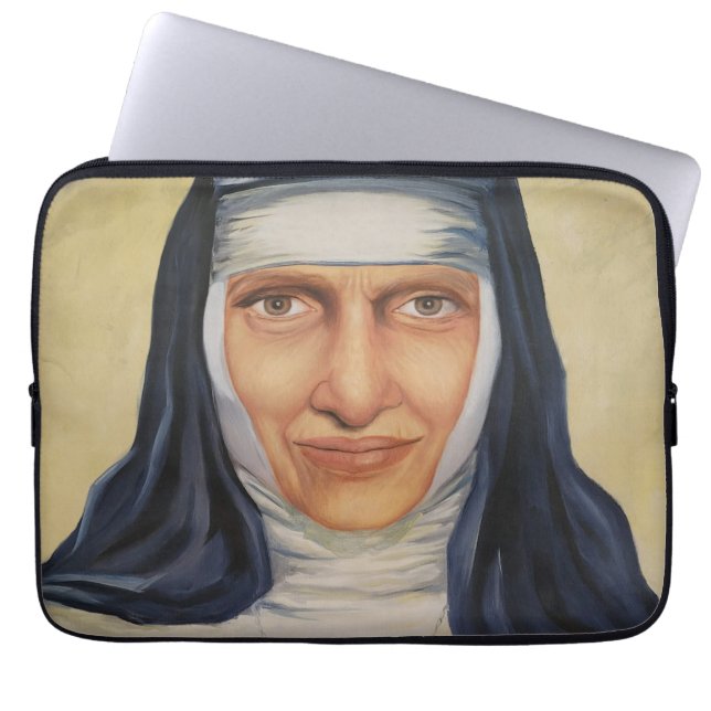 Saint Dulce of the Poor Laptop Sleeve (Voorkant)