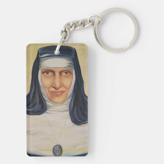 Saint Dulce of the Poor Sleutelhanger (achterkant)