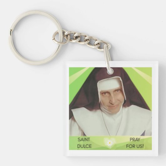 Saint Dulce of the poor souvenir Sleutelhanger (Voorkant)