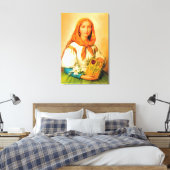 Saint Dymphna Canvas Afdruk (Insitu (Slaapkamer))