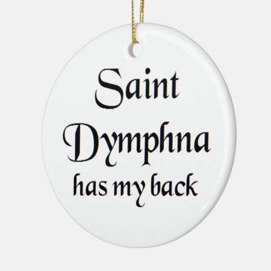 saint dymphna keramisch ornament (Links)