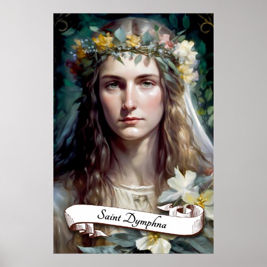 Saint Dymphna Poster (Voorkant)
