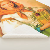 Saint Dymphna Sherpa Deken (3/4)