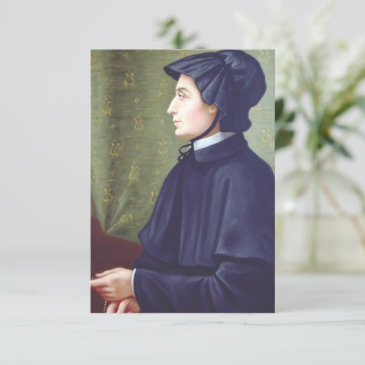 Saint Elizabeth Ann Seton Bedankkaart (Staand voorkant)