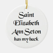 saint elizabeth ann seton coffee mug keramisch ornament (Voorkant)