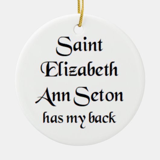 saint elizabeth ann seton coffee mug keramisch ornament (Voorkant)