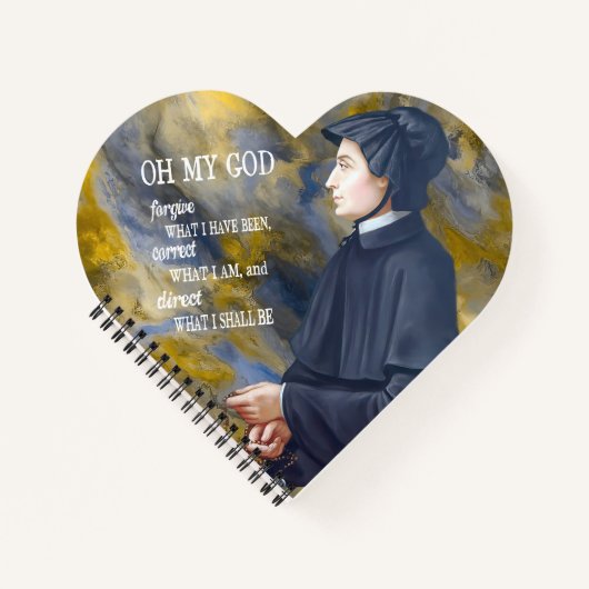 Saint Elizabeth Ann Seton katholieke Saint Notitieboek (Voorkant)