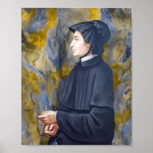 Saint Elizabeth Ann Seton katholieke Saint Poster