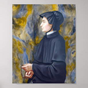 Saint Elizabeth Ann Seton katholieke Saint Poster