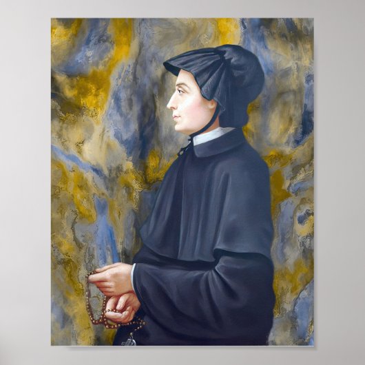 Saint Elizabeth Ann Seton katholieke Saint Poster (Voorkant)