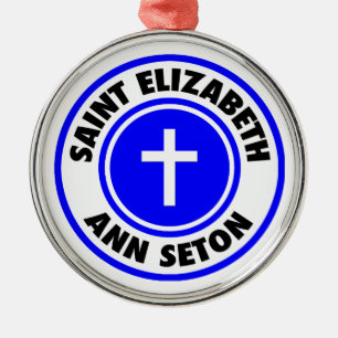 Saint Elizabeth Ann Seton Metalen Ornament
