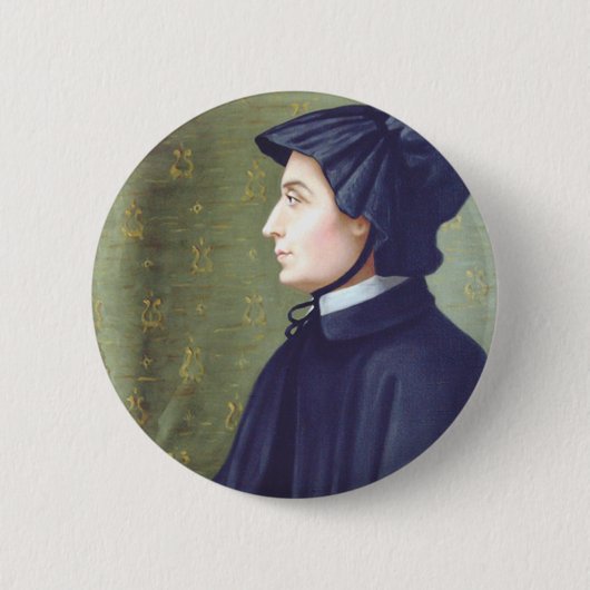 Saint Elizabeth Ann Seton Ronde Button 5,7 Cm (Voorkant)