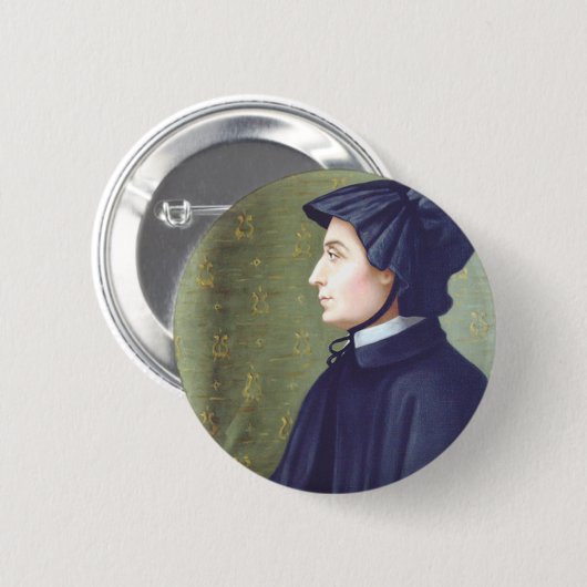 Saint Elizabeth Ann Seton Ronde Button 5,7 Cm (Voorkant /achterkant)