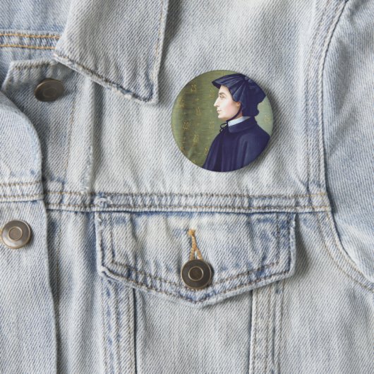 Saint Elizabeth Ann Seton Ronde Button 5,7 Cm (In situ)