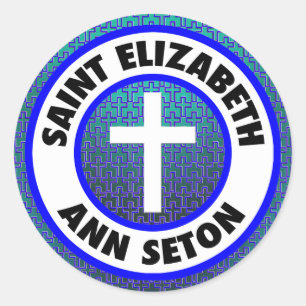 Saint Elizabeth Ann Seton Ronde Sticker