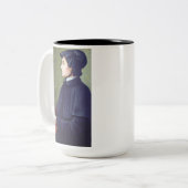 Saint Elizabeth Ann Seton Tweekleurige Koffiemok (Voorkant links)