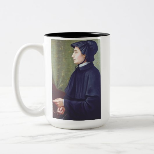 Saint Elizabeth Ann Seton Tweekleurige Koffiemok (Links)