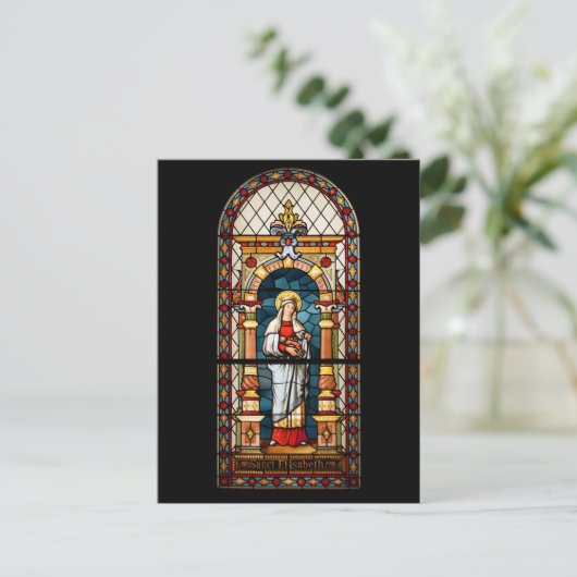 Saint Elizabeth of Hungary Briefkaart (Staand voorkant)