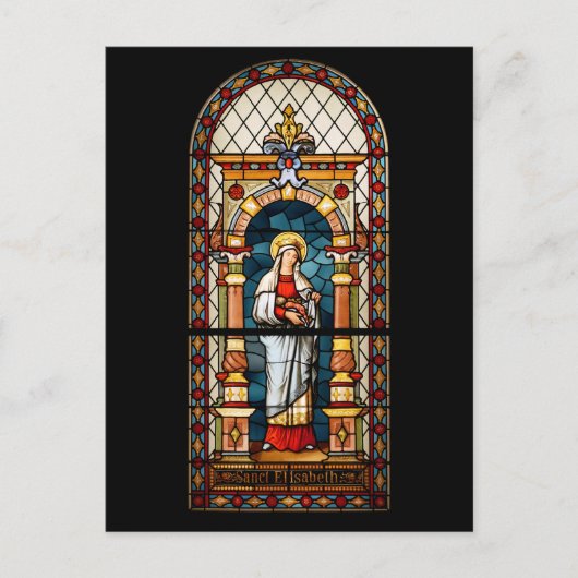 Saint Elizabeth of Hungary Briefkaart (Voorkant)