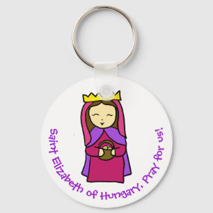 Saint Elizabeth of Hungary Kinder Sleutelhanger
