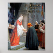 Saint Elizabeth of Hungary Poster (Voorkant)