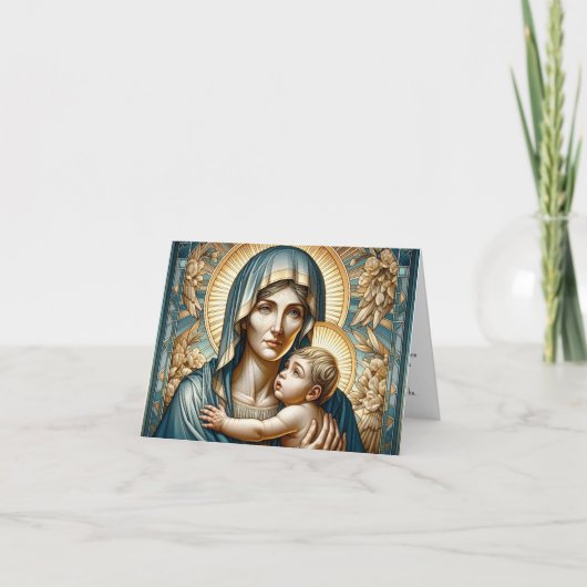 Saint Elizabeth-Saint van onvruchtbaarheid/zwanger Kaart (Voorkant)