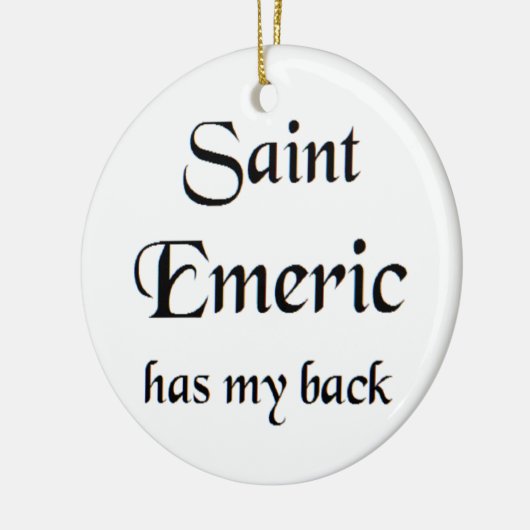 saint emeric coffee mug keramisch ornament (Links)