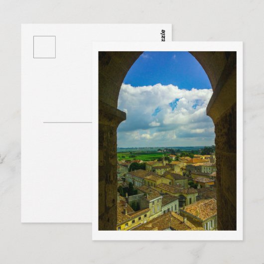 Saint-Émilion France Architecture French Gironde Briefkaart (Voorkant / Achterkant)