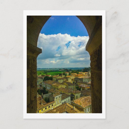 Saint-Émilion France Architecture French Gironde Briefkaart (Voorkant)