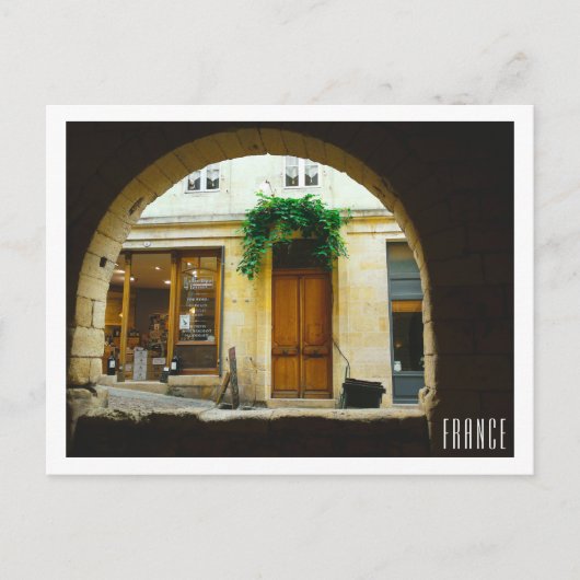 Saint-Émilion France Architecture French Gironde Briefkaart (Voorkant)