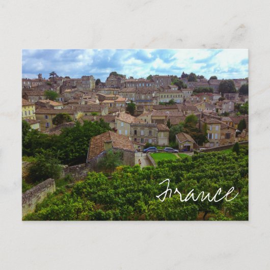 Saint-Émilion France Architecture French Gironde Briefkaart (Voorkant)
