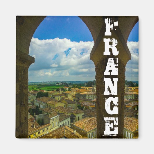 Saint-Émilion France Architecture French Gironde Magneet (Voorkant)