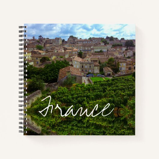 Saint-Émilion France Architecture French Gironde Notitieboek (Voorkant)