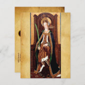 SAINT ENGRATIA Santa Engracia de Zaragoza Feestdagenkaart (Voorkant / Achterkant)