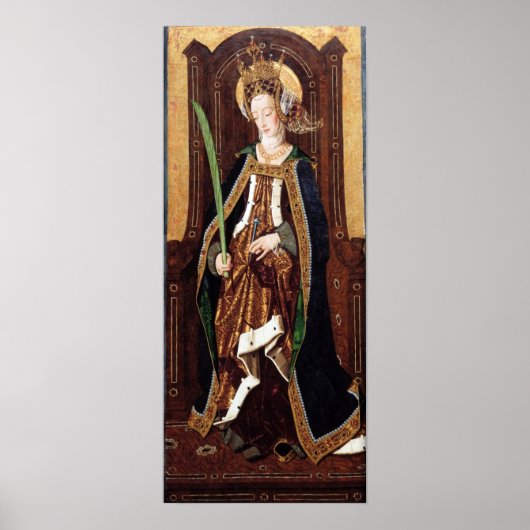 SAINT ENGRATIA Santa Engracia de Zaragoza Poster (Voorkant)