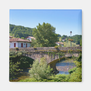 Saint-Etienne-de-Baigorry in France Holiday Postca Magneet