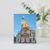 Saint-Etienne-du-Mont kerk in Parijs, Frankrijk Briefkaart (Staand voorkant)