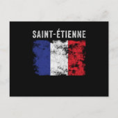 Saint-Étienne France Flag French Briefkaart (Voorkant)