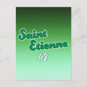 Saint-Etienne Frankrijk Briefkaart