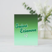 Saint-Etienne Frankrijk Briefkaart (Staand voorkant)