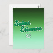 Saint-Etienne Frankrijk Briefkaart (Voorkant / Achterkant)