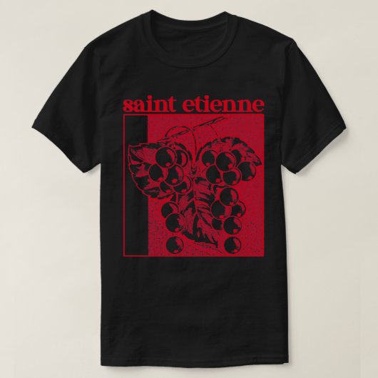 Saint Etienne Originele Retro Fan Art T-shirt (Design voorkant)
