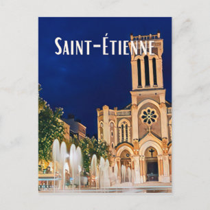 Saint-Étienne Photo Vintage Briefkaart