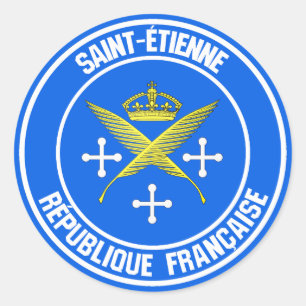 Saint-Étienne Round Emblem Ronde Sticker