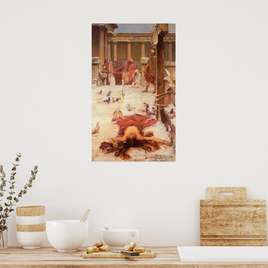 Saint Eulalia by John William Waterhouse Poster (Keuken)