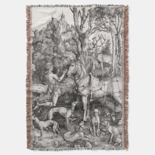 Saint Eustace door Albrecht Durer Deken (Voorkant Verticaal)