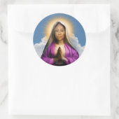 Saint Fani Willis Gebedskaars Ronde Sticker (Tas)