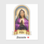 Saint Fani Willis Gebedskaars Sticker (Vel)